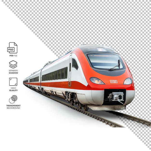 express train isolated without background