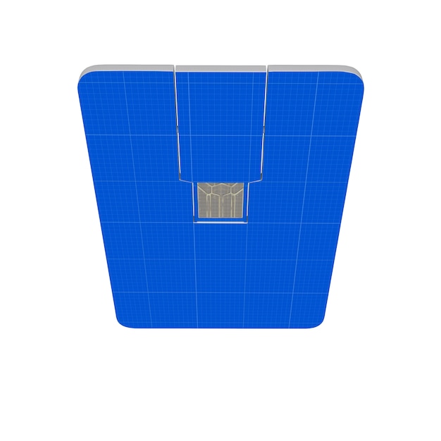 Flash Memory 3D rendering