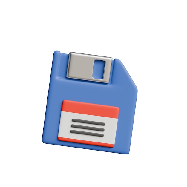 Floppy disk 3d icon
