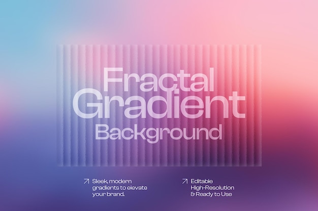 Fractal Gradient Background for Modern Branding
