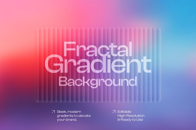 Fractal Gradient Background for Modern Designs