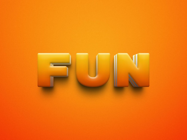 funny bold psd text style file