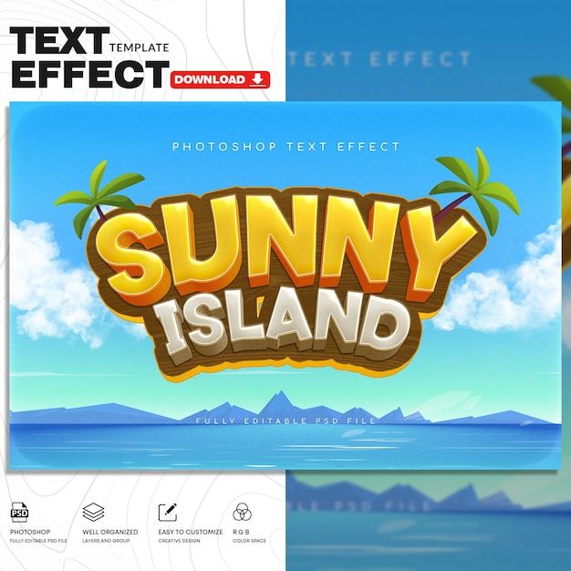 Funny Game Logo Text Effect PSD Template