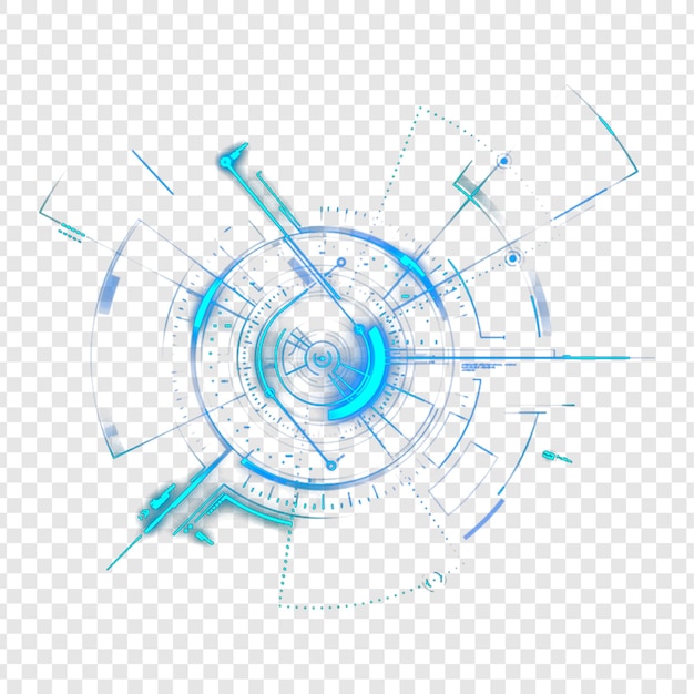 Futuristic HUD Interface Element