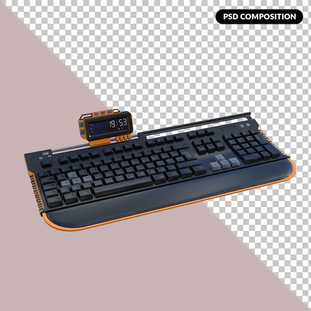 Gamers Assets 3d rendering