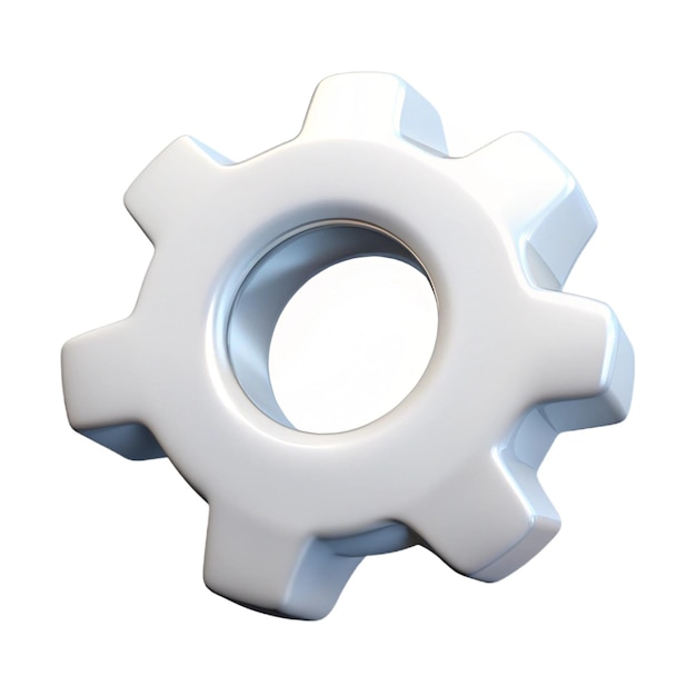 Gear Settings 3D Icon