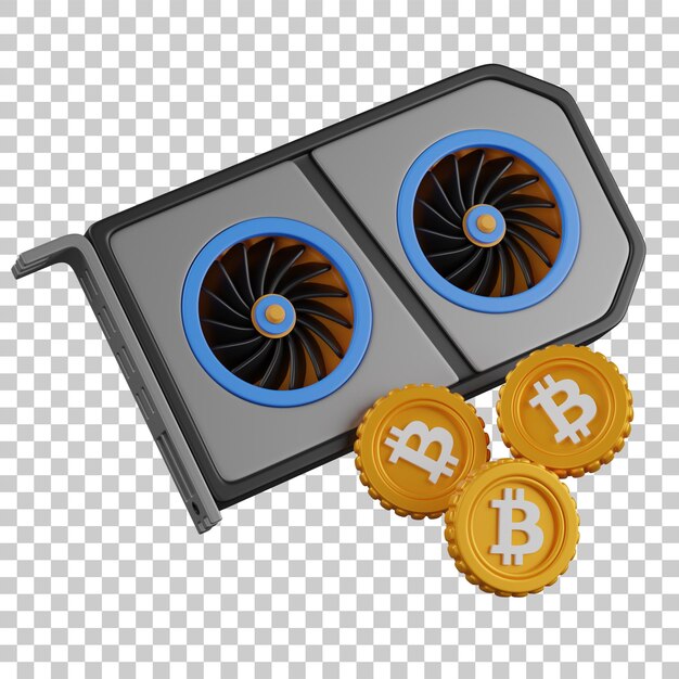 GPU and Bitcoin Mining Concept