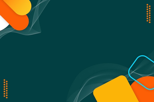green background with orange gradient