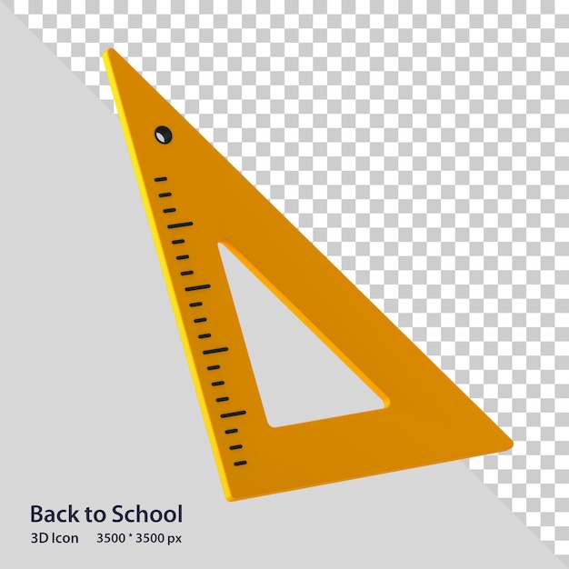Gunia Back to School 3D Icon Render