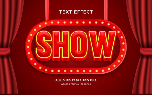 Hanging text effect