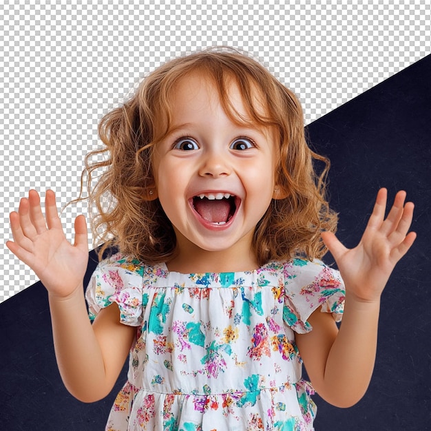 happy toddler girl
