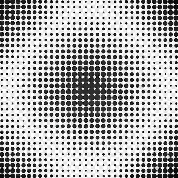 Hiệu ứng Halftone chi tiết được cô lập trên nền trong suốt cho hiệu ứng ảnh