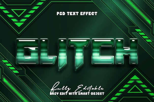 Hiệu ứng văn bản có thể chỉnh sửa Glitch