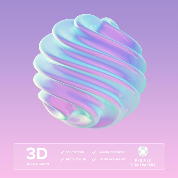 Hình ảnh minh họa 3D PSD