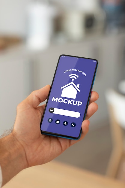 home automation mockup design