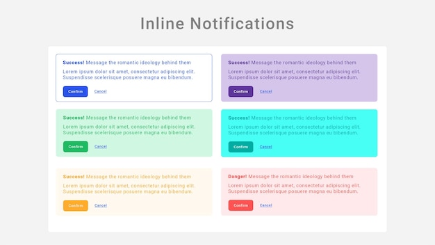 Inline Notifications