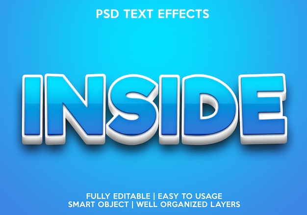Inside text effect