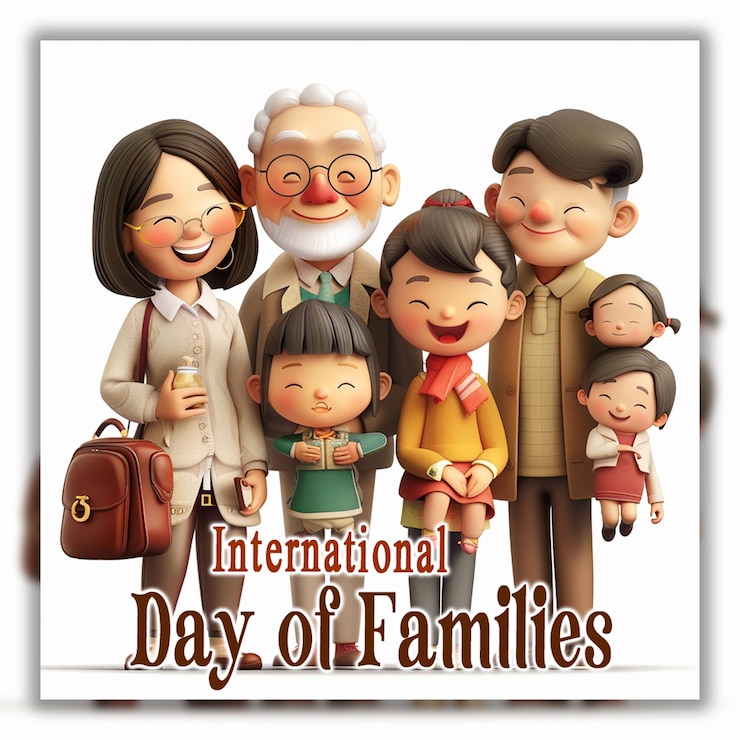 PSD international day of families global family day background
