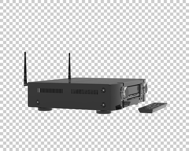 Kết xuất 3D của trình phát kỹ thuật số được phân lập trên nền trong suốt