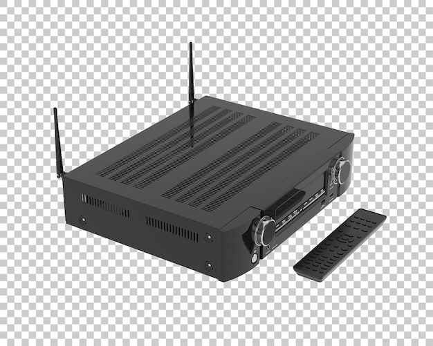 Kết xuất 3D của trình phát kỹ thuật số được phân lập trên nền trong suốt