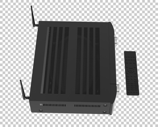 Kết xuất 3D của trình phát kỹ thuật số được phân lập trên nền trong suốt