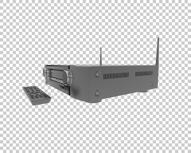 Kết xuất 3D của trình phát kỹ thuật số được phân lập trên nền trong suốt