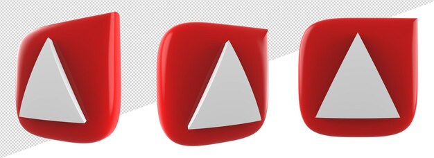 Kết xuất 3D hình nút tam giác