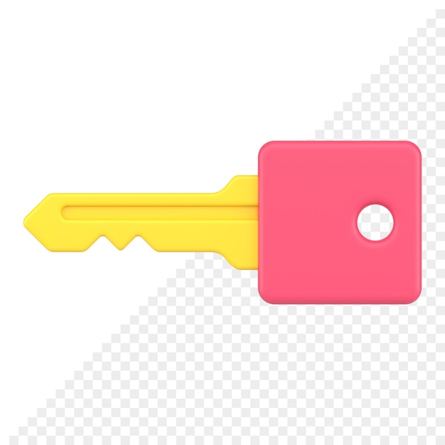 Key 3d icon