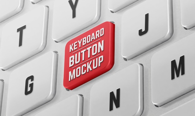 Keyboard button mockup