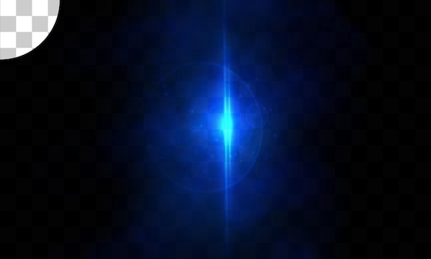 light effect with transparent background