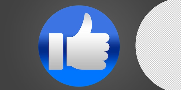 like sign, line icon on transparent background