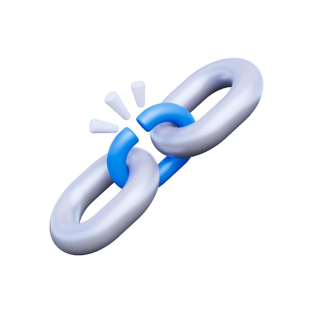 Link Connection 3D Icon