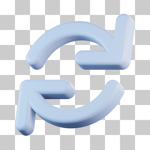 Loading Arrow 3D Icon
