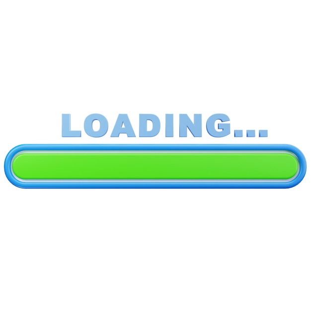 Loading Progress Bar Illustration