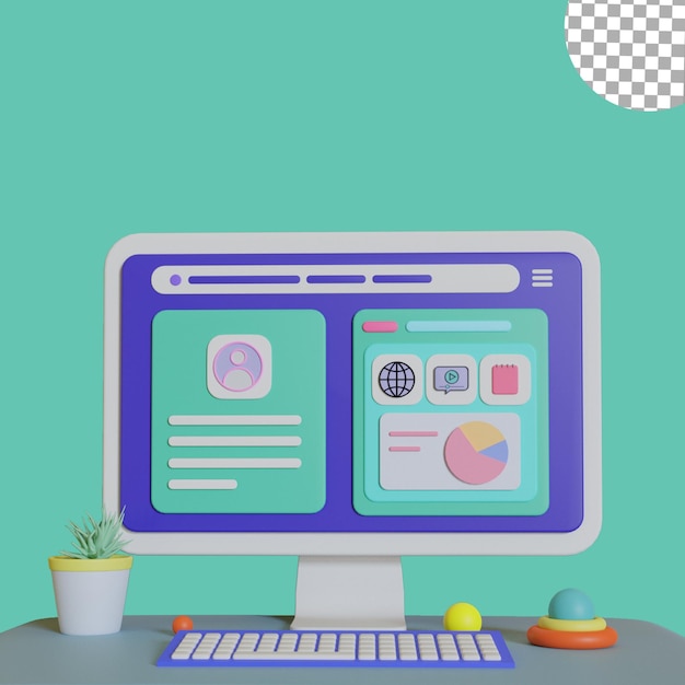 Minh họa web 3D
