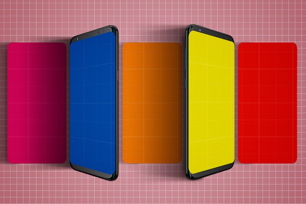 Mobiles Screens Mockup