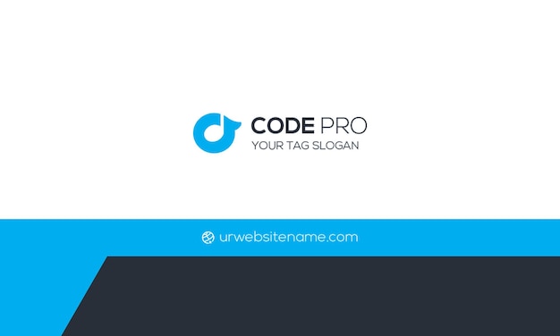 modern business card design for code pro