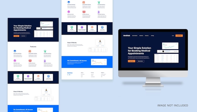 Modern Minimalist Medical Website Template