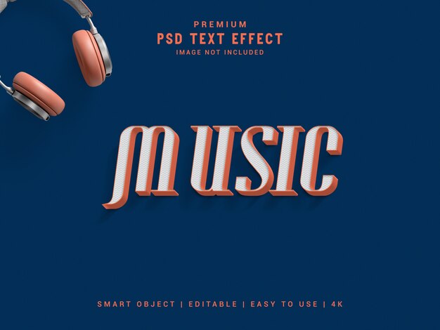 Music Text Effect