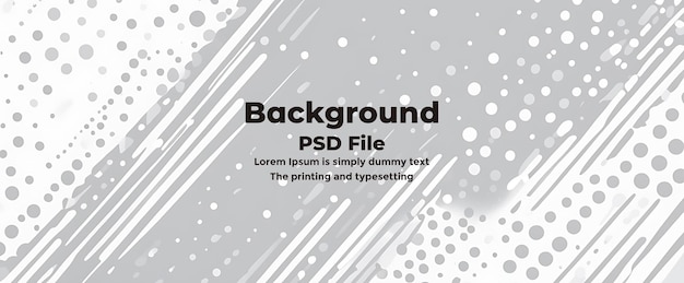 Nền halftone PSD màu xám trắng Chấm nền trắng trừu tượng kết cấu công nghệ