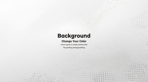 Nền halftone PSD màu xám trắng Chấm nền trắng trừu tượng kết cấu công nghệ