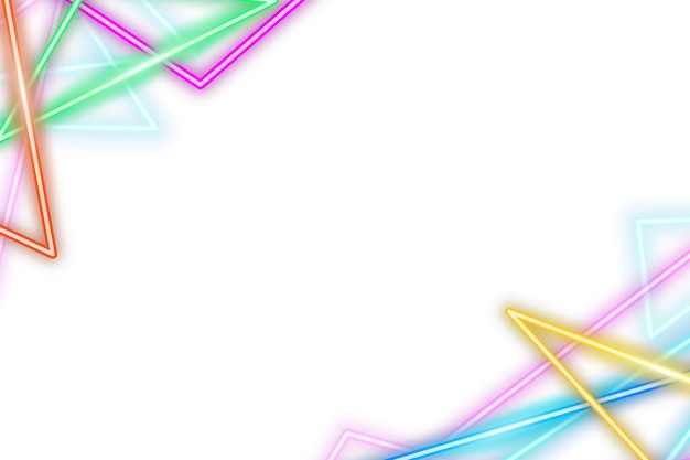 Neon sign background isolated