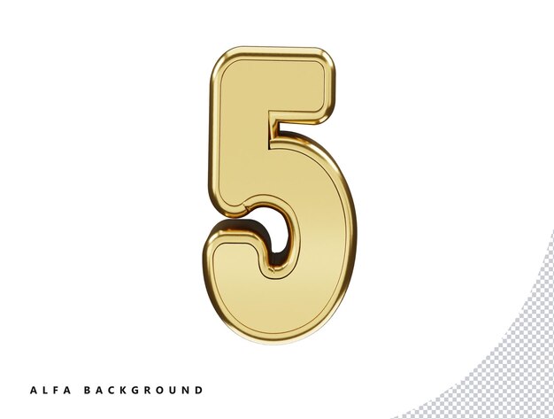 Number letter text effect vector illustration