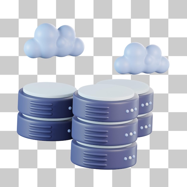 Online Database 3D Icon