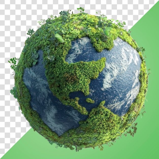 PNG Green planet Earth earth globe environmental