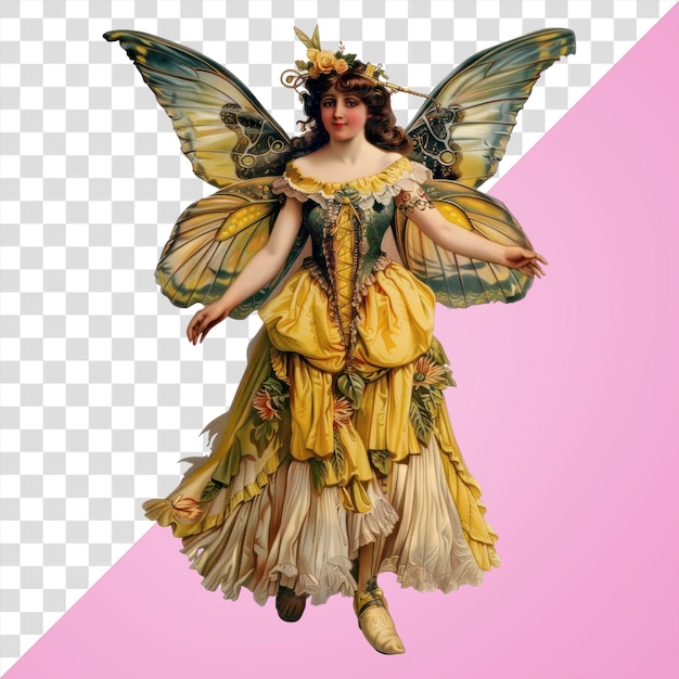 png vintage fairy costume art