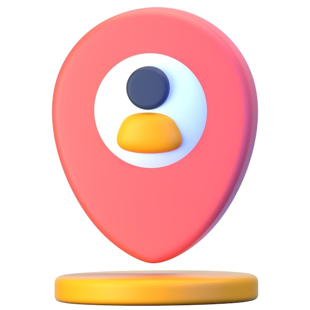 position 3d illustration icon pack element