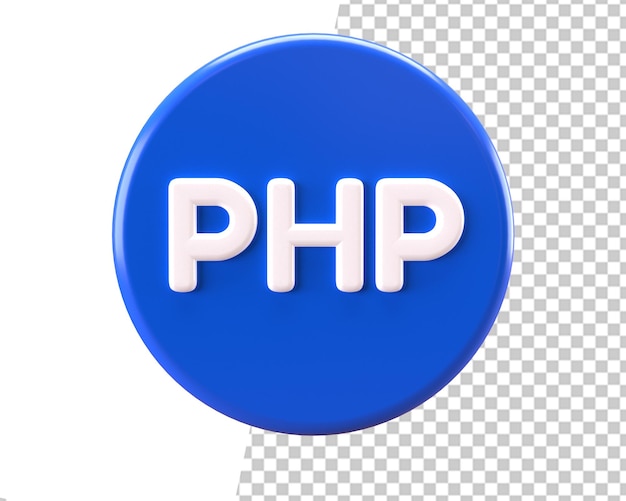 programming language php 3d icon
