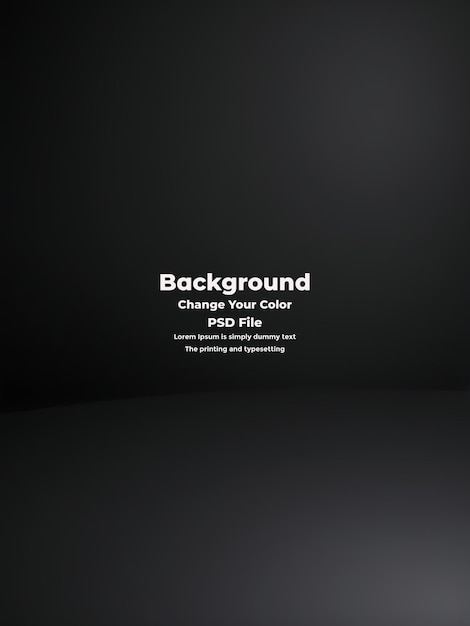 PSD Abstract black gradient background empty dark texture wallpaper
