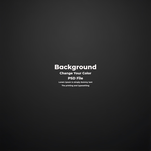 PSD Abstract black gradient background empty dark texture wallpaper